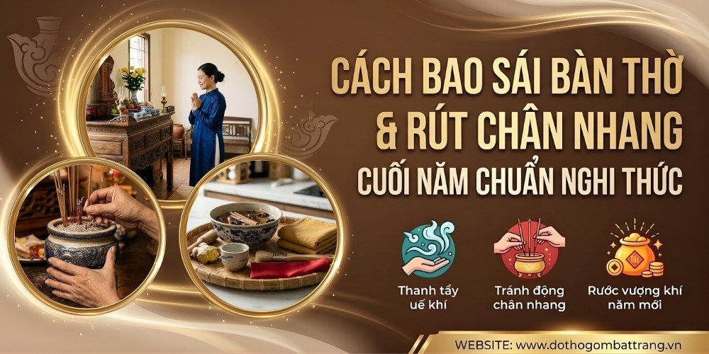 Cách bao sái và rút chân nhang cuối năm