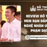 Đồ thờ men rạn đắp nổi nghệ nhân Phạm Đạt