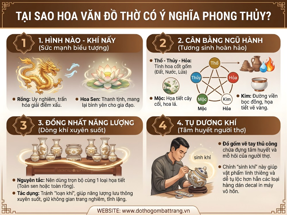 4 lý do tạo nên ý nghĩa của họa tiết Bát Tràng