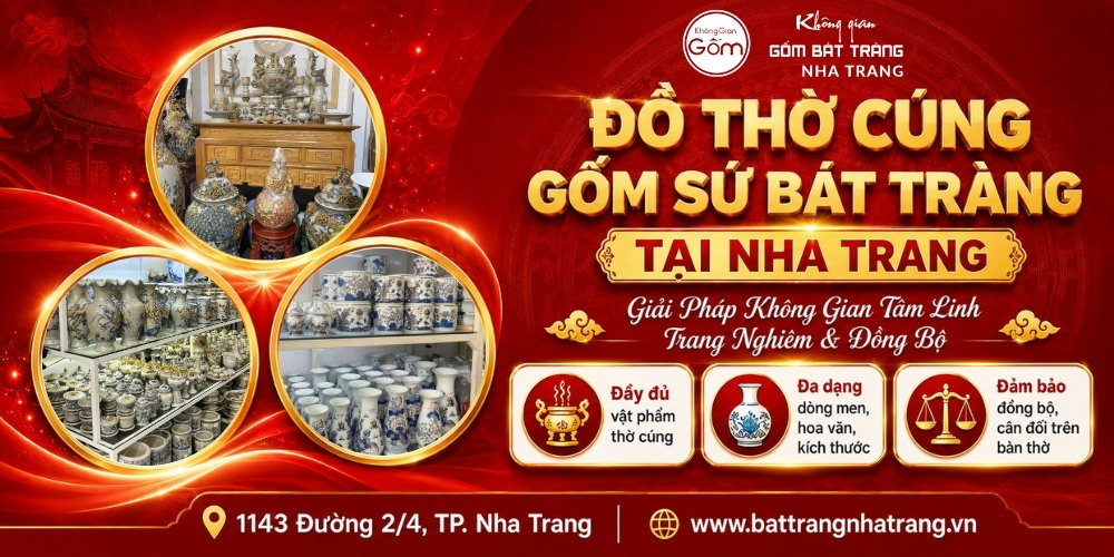 Cửa hàng cung cấp đồ thờ cúng chính hãng tại Nha Trang